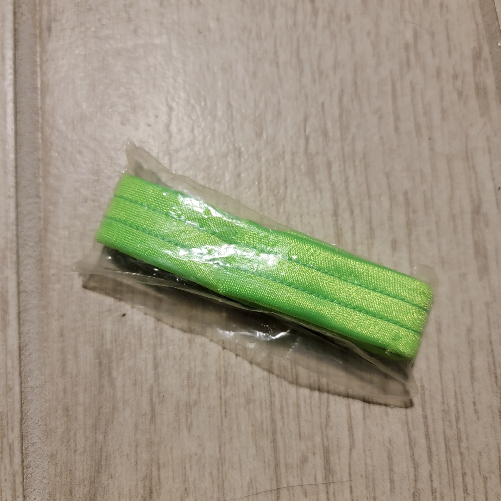 Neon Green smooth garter